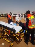 هلال حائل الاحمر يشارك بالخطة الفرضية لمواجهة كارثة سيول