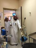 مدير مستشفى بقعاء العام والمراكز التابعة  في جولة تفقدية على عدد من المراكز الصحية