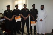 الرقيب سلمان خليف الشمري ووكيل رقيب ناصر الحميدي الصافي يفوزان بمسابقة حفظ سنة المصطفى بالدوريات الأمنية بحائل