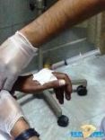 بالصور .. قسم الطوارئ بأحد المستشفيات الخاصه يغرق في الإهمال وسوء النظافه