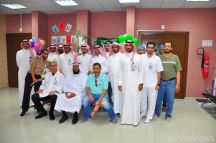 مستشفى الملك خالد بحائل يعايد المرضى المنومين‎