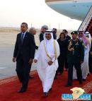 للقاء العاهل السعودي#أوباما يصل إلى الرياض