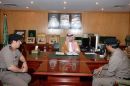 قائد قوة أمن الطرق بالجوف العقيد بدر بن ساير #أمير الجوف يستقبل