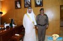 اللواء السلمي عقب تعيينة مديرا للدفاع المدني بالمنطقة #سمو أمير منطقة حائل يستقبل