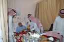 مدير مستشفى حائل العام بالنيابة #يعايد المرضى المنومين