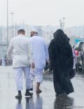بالصور.. أمطار على مكة المكرمة والمشاعر المقدسة