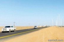 فتح طريق بقعاء-حائل أمام العابرين بعد إعادة سفلته