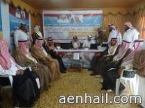 الشيخ فهد الثنيان يزور روضة هباس ويعلن دعمه عشائر الزميل المادي والمعنوي