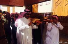مشيعي الشهيد تركي الرشيد ويصر على حمل نعشه