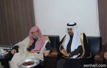 في زيارة لنادي الادبي بمدينة حائل
