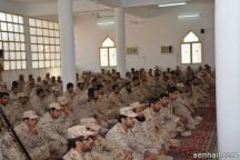 يلقي محاضرة في كتيبة مكافحة الشغب 111 بمدينة حائل