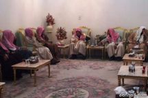 يزور الشيخ نايف بن سعود آل علي في منزلة بمدينة حائل