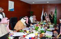 يترأس الاجتماع التاسع لشركة اسمنت حائل