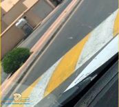 مطالبات بتطبيق «الألوان العاكسة» على المطبات بأحياء مدينة حائل