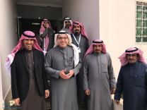 منسوبوا إدارة مطار حائل الدولي يحتفلون بالاستاذ / خالد بن يحيى السيف مدير عام المطارات الشمالية