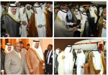 أمير الكويت ورؤساء العراق و أفغانستان و جمهورية القمر و تشاد وولي عهد أبو ظبي يصلون الرياض