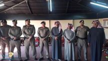 العميد عبدالله الركيان يقوم بزيارة تفقدية لمدني الفيضه بعد عشرة ايام من افتتاحه