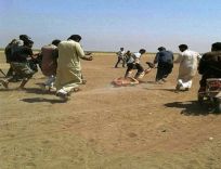بالصور:مقتل طيار روسي في تحطم مروحيته بإدلب