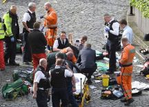 إطلاق نار أمام البرلمان البريطاني و إصابة 12 شخصا على الأقل