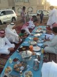 بالصور .. (حي درة مشار ) أول حي بمدينة حائل يقيم إفطار جماعي