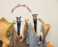 أبناء عايد عيد الشمري ” رحمة الله ” يحتفلون بزواج أخيهم ” فهد “