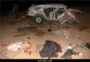 بسبب حادث إنقلاب #وفاة 5 أشخاص على طريق الجوف