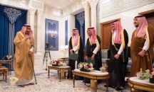 الأمراء المعينون الجدد يؤدون القسم أمام خادم الحرمين بقصر الصفا