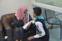 جوالة جامعة حائل بزيارة لمركز الدكتور ناصر الرشيد لرعاية الايتام ودار الرعاية الاجتماعية للمسنين بمنطقة حائل