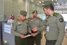 مدير جوازات منطقة حائل يتفقد جوازات المنطقة وفروعها