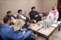 نائب خادم الحرمين الشريفين يلتقي زعيم التيار الصدري
