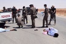 الشرطة … توضح حقيقة الملثمين المتأهبين لإطلاق النار