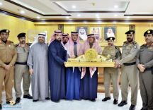 امين منطقة حائل يستقبل مدير شرطة المنطقة