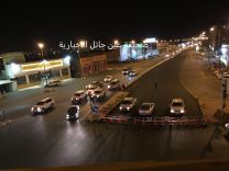 البداية الفعلية للمراحل الأخيرة لإنجاز مساري طريق الملك خالد بمدينة حائل الليلة..