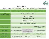 جدول فعاليات اليوم الوطني 86 بسوق القشلة الأثري بحائل