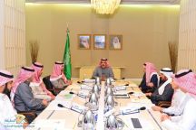 سمو أمير حائل رئيس هيئة تطوير المنطقه : يطلع على النتائج الأوليه لمخرجات دراسة مشروع إنشاء منتزه حائل البري ( المسمى)