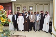 (بريد حائل ) يستقبل وفد من مستشفى السعودي الألماني بالمنطقة .