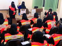 لأول مرة ،،، دورة اساسيات لغة الإشارة لمدربات ومتطوعات هيئة الهلال الأحمربحائل
