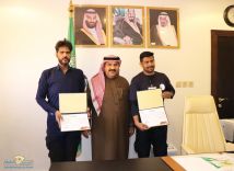 مدير عام الهلال الاحمر بحائل يكرم المسعفين المتميزين في الميدان