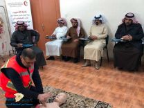 الهلال الأحمر بحائل ينظم دورة تدريبية في “برنامج الأمير نايف للإسعافات الأولية” لعدد 24 موظفاً من منسوبي إمارة منطقة حائل بمقر الهيئة