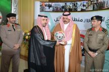 نائب امير حائل يكرم تعليم المنطقة لمشاركته في أسبوع المرور الخليجي 2015