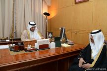 الأمير سعود بن عبدالمحسن استقبل مدير عام فرع وزارة الشئون الاجتماعية بمنطقة حائل