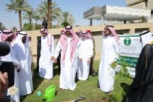 أمير منطقة حائل استقبل وكيل البيئة ودشن فعاليات أسبوع الشجرة وحملة استزراع 7000 شتلة