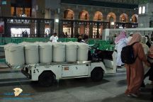400 طنٍّ من ماء زمزم لزوار المسجد النبوي يوميًّا في شهر رمضان