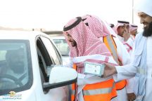 نائب أمير منطقة حائل شارك بحملة رمضان امان