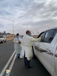 مدير مستشفى الشملي يوجه بعمل نقاط فرز على مداخل #الشملي لفحص القادمين  # كورونا