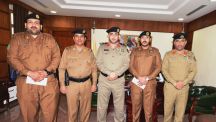 بالصور… “الألمعي” يكرم افراد من مرور منطقة حائل‎