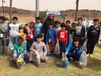 طلاب مدرسة الامام مسلم الابتدائية بحائل يزورون معرض الحدائق