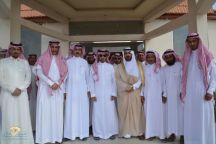 محافظ السليمي”القنون” ورئيس البلدية في زيارة تفقدية لمركز مرغان