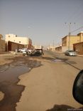بالصور _ أمانه حائل تسابق مصوري عين حائل في ترقيع الشوارع