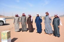 مدير فرع وزارة الإسكان بحائل يتفقد مشروع اسكان محافظة السليمي